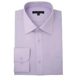 Modern Fit Dress Shirt Convertible Cuff in Lavender