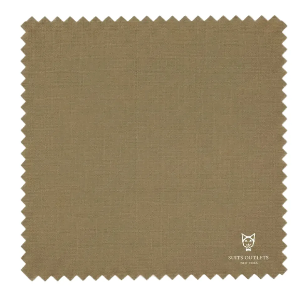 Monte Carlo Collection - Regular Fit 2 Piece 2 Button Textured Weave In Taupe