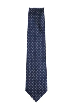 Navy Floral Paisley Pattern Tie