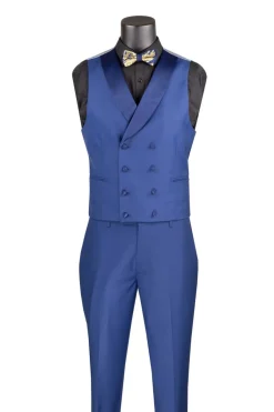 Navy Gold Modern Fit 3 Piece Suit