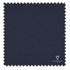 Navy Modern Fit 2 Piece Suit Textured Solid with Peak Lapel