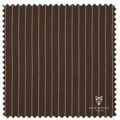 Odyssey Collection - Brown Regular Fit Bold Stripes 3-Piece Suit With Adjustable Waistband Pants