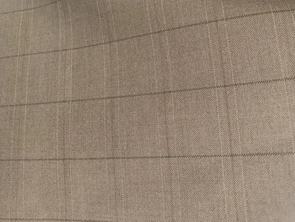 Olympia Collection - Glen Plaid Regular Fit Suit 3 Piece Tan