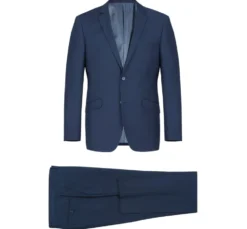 Performance Stretch Suit 2 Piece Slim Fit in Blue