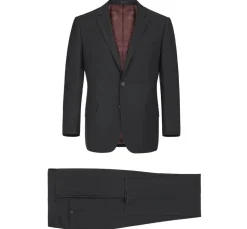 Performance Stretch Suit 2 Piece Slim Fit in Black
