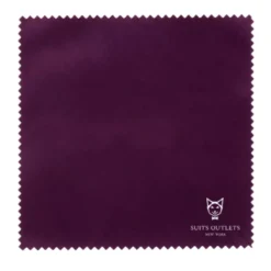 Purple Slim Fit Velvet Sport Coat Single Breasted 2 buttons