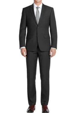 (34R) Regular Fit 2-Piece Black Suit