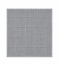 Regular Fit 2 Piece Plaid Suit in Gray