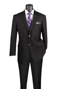 Regular Fit Blazer 2 Button in Black