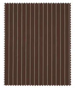 Rockefeller Collection - Double Breasted Stripe Suit Brown Regular Fit 2 Piece