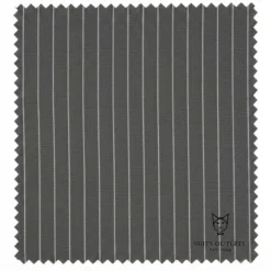 Rockefeller Collection - Double Breasted Stripe Suit Charcoal Regular Fit 2 Piece with Adjustable Waistband Pants