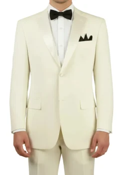 (36R) Regular Fit 2 Piece Tuxedo in Ivory