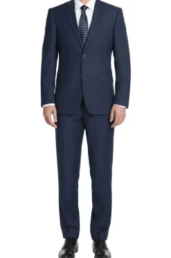 (36R, 46S) 100% Virgin Wool Regular Fit Blue Suit