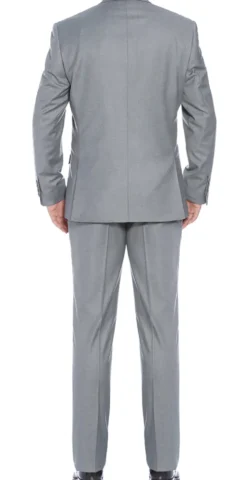 (36S) Slim Fit 2 Piece Gray Suit
