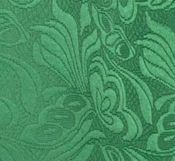 Slim Fit Tuxedo 3 Piece with Jacquard Pattern in Green