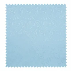 Slim Fit Tuxedo 3 Piece with Jacquard Pattern in Light Blue