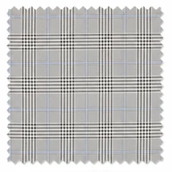 Slim Fit 2 Piece Suit Gray Glen Plaid Pattern Matching Pants