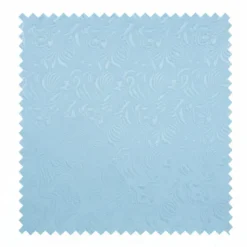 Slim Fit Tuxedo 3 Piece with Jacquard Pattern in Light Blue