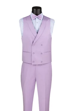 Slim Fit Tuxedo 3 Piece with Matching Bow Tie in Lavender