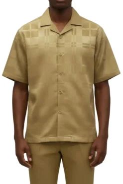 Stacy Adams - Jacquard Khaki Walking Suit Set