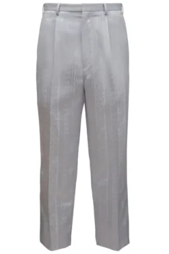 Stacy Adams - Off White Tonal Pinstripe Walking Suit Set