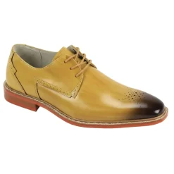 Toby Collection - Scotch Medallion Toe Lace-Up Dress Shoes