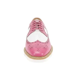 Tone Collection - Pink Leather Wing-Tip Shoes