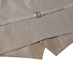 Vanderbilt Collection - Classic Dress Vest 5 Buttons Regular Fit In Taupe