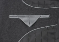 Vanderbilt Collection - Classic 2 Piece Suit 2 Buttons Regular Fit In Charcoal Gray