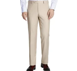 Vanderbilt Collection - Beige Regular Fit Dress Pants
