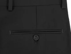 Vanderbilt Collection - Black Regular Fit Dress Pants