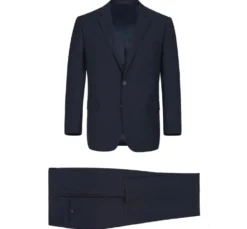 Vanderbilt Collection - Classic 2 Piece Suit 2 Buttons Regular Fit In Dark Navy