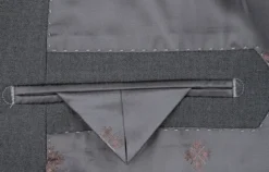 Vanderbilt Collection - Classic 2 Piece Suit 2 Buttons Regular Fit In Medium Gray