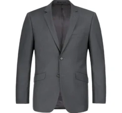 Vanderbilt Collection - Classic 2 Piece Suit 2 Buttons Regular Fit In Medium Gray