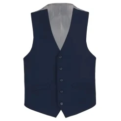 Vanderbilt Collection - Classic Dress Vest 5 Buttons Regular Fit In Navy