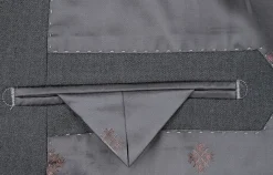 Vanderbilt Collection - Classic 2 Piece Suit 2 Buttons Regular Fit In Medium Gray