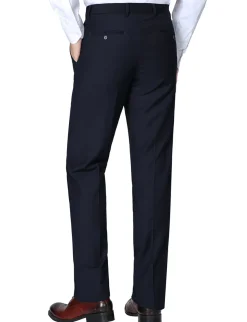 Vanderbilt Collection - Dark Navy Regular Fit Dress Pants