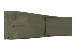 (42W) Modern Fit Stretch Cotton Flat Front Dress Pants - Olive
